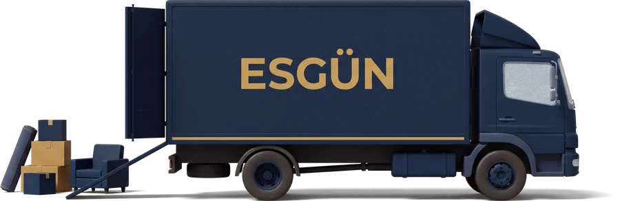 Esgün Lojistik evden eve nakliyat kamyonu